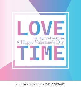 Happy valentines day. Vector banner, greeting card, flayer, poster,  with text Happy valentines day