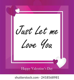 Happy valentines day. Vector banner, greeting card, flayer, poster,  with text Happy valentines day