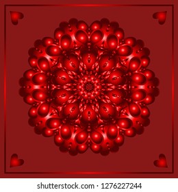 Happy valentines day,    vector card