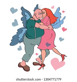 Happy valentines day, vector card