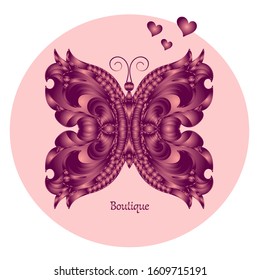 Happy valentines day, vector card