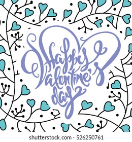 happy valentines day vector card