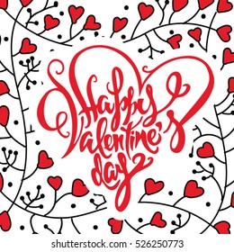 happy valentines day vector card