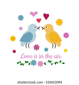 Happy Valentine's day vector card template