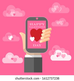 Happy Valentines Day vector concept
