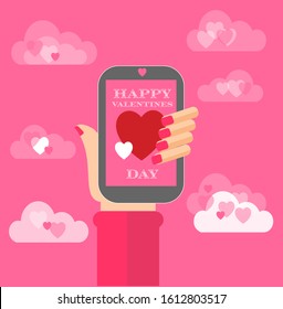 Happy Valentines Day vector concept