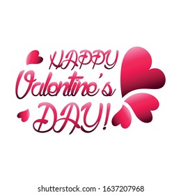 happy valentines day vector design 