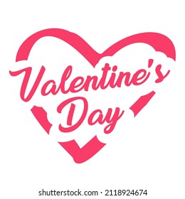 Happy Valentine's day. Vector design.