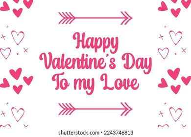 Feliz diseño vectorial del Día de San Valentín