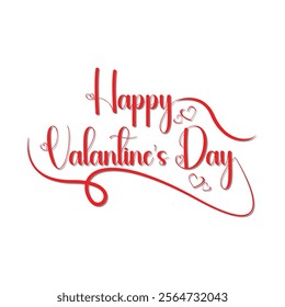 Happy Valentine's Day Vector Design.