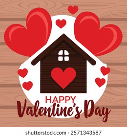 Happy Valentines Day Vector Design