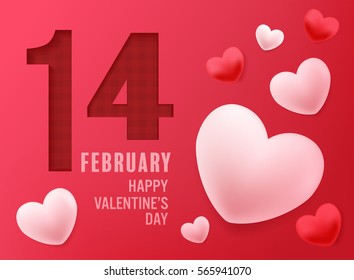 happy valentines day vector design