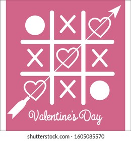 Happy valentines day vector greetings card design. Vector illustration.
