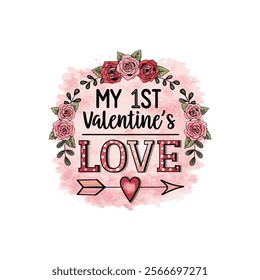 Happy Valentines Day vector. Heart, Love, Cricut Cutting Files