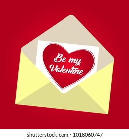 Happy Valentines Day vector illustration with elements of love and heart. Can be used for poster, wallpaper, backgrounds, greetings and print designs. 