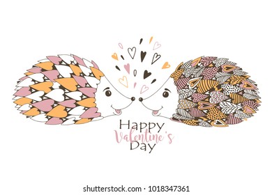 Happy Valentine's Day. Vector illustration.
