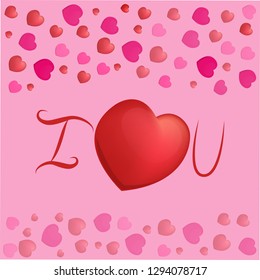 Happy Valentine's day. Vector illustration.