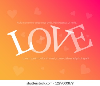 Happy Valentines day Vector Illustration