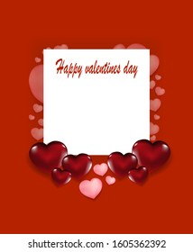 Happy Valentines Day Vector Illustration for Design Work