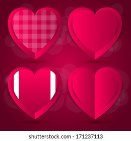 Happy Valentines Day. Vector Illustration 