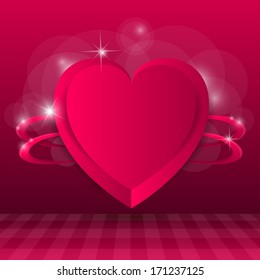 Happy Valentines Day. Vector Illustration 