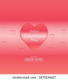 Happy Valentine's Day vector illustration February 14.