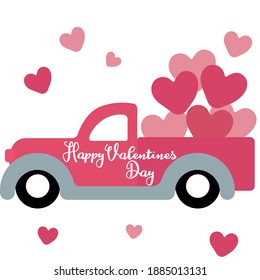 Happy Valentine's Day. Vector illustration card.