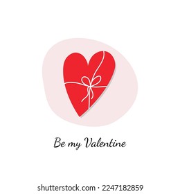 Happy valentine's day. Vector illustration doodle hand drawn glass jar with hearts inside, label "For You". The 14th of February. Illustration for lovers, prints, postcard, cards, flyers, holidays.
