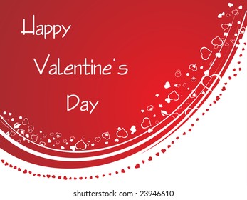 happy valentines day, vector illustration