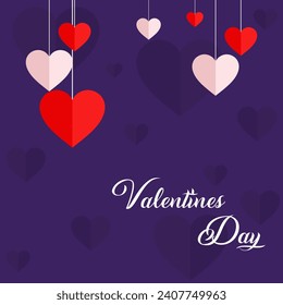 Happy Valentines Day vector illustration background. it is suitable for card, banner, or poster