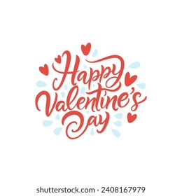 happy valentines day vector illustration