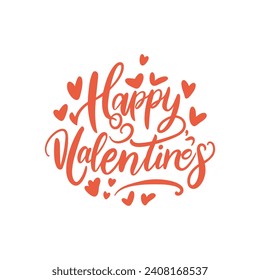 happy valentines day vector illustration