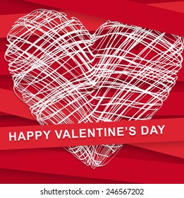 Happy Valentines Day vector illustration