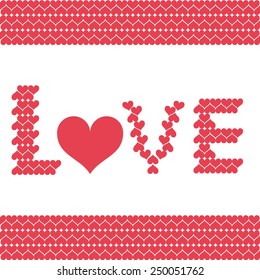 Happy Valentines day. Vector illustration.