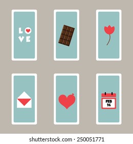 Happy Valentines day. Vector illustration.