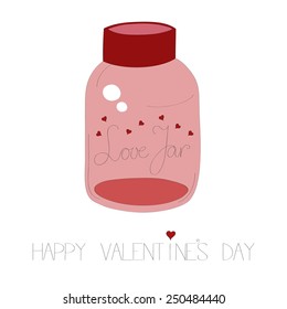 Happy valentine's day vector illustration 