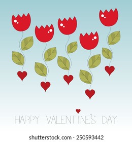 Happy valentine's day vector illustration 