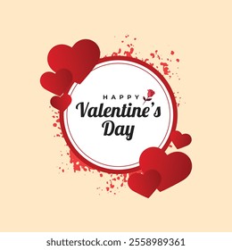 Happy Valentine's Day Vector Illustration Design