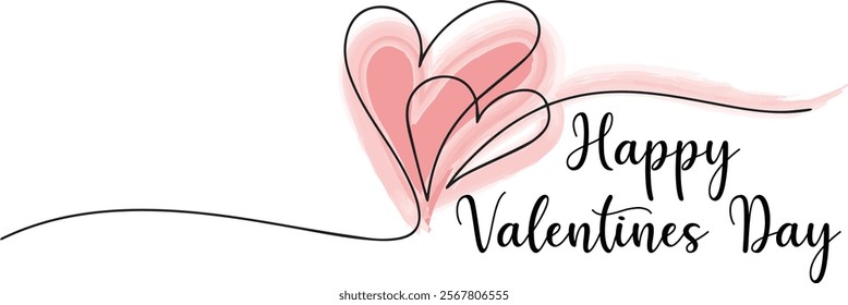 Happy valentines day vector illustration, valentines heart , card t-shirt design