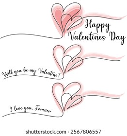 Happy valentines day vector illustration, valentines heart , card t-shirt design