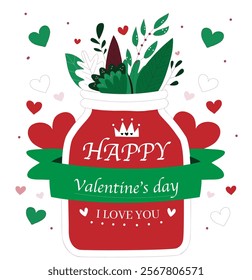 Happy valentines day vector illustration, valentines heart , card t-shirt design