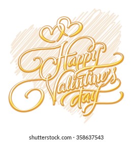 Happy Valentines Day Vector Illustration