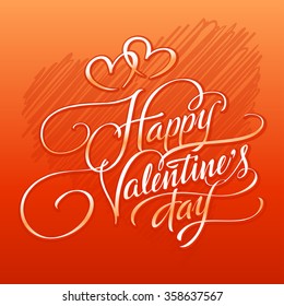 Happy Valentines Day Vector Illustration