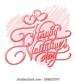 Happy Valentines Day Vector Illustration