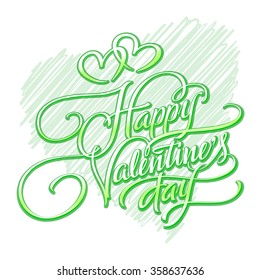 Happy Valentines Day Vector Illustration