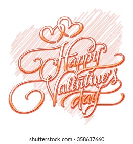 Happy Valentines Day Vector Illustration