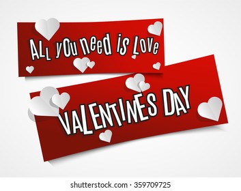 Happy Valentines Day vector illustration