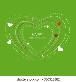 Happy valentine's day. Vector illustration