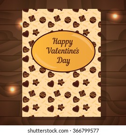 Happy Valentine's day. Vector illustration
