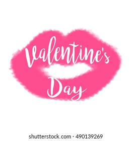Happy Valentine's Day Vector Illustration on white background
